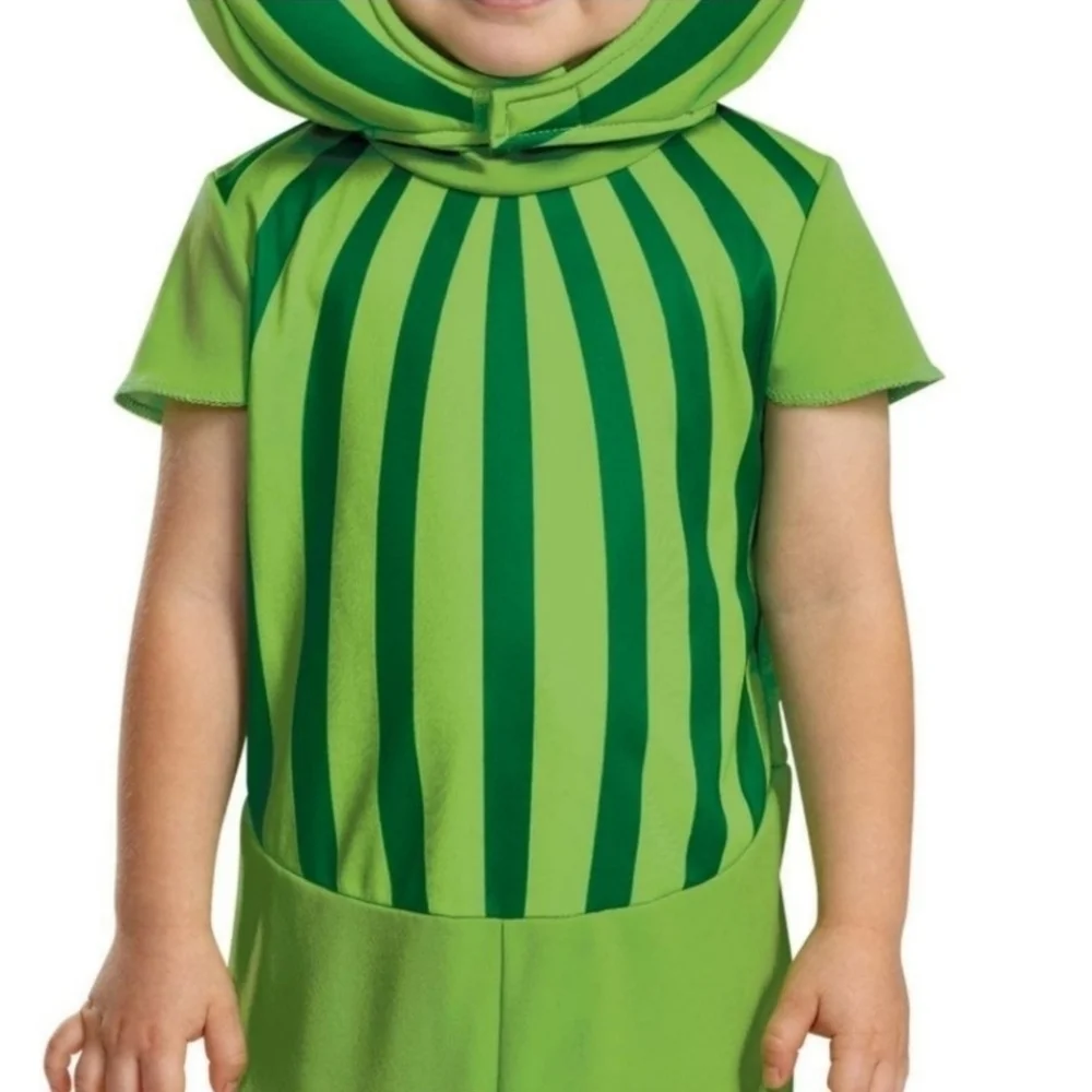 NWT Cocomelon Melon Toddler Halloween Costume Cosplay Jumpsuit Headpiece New